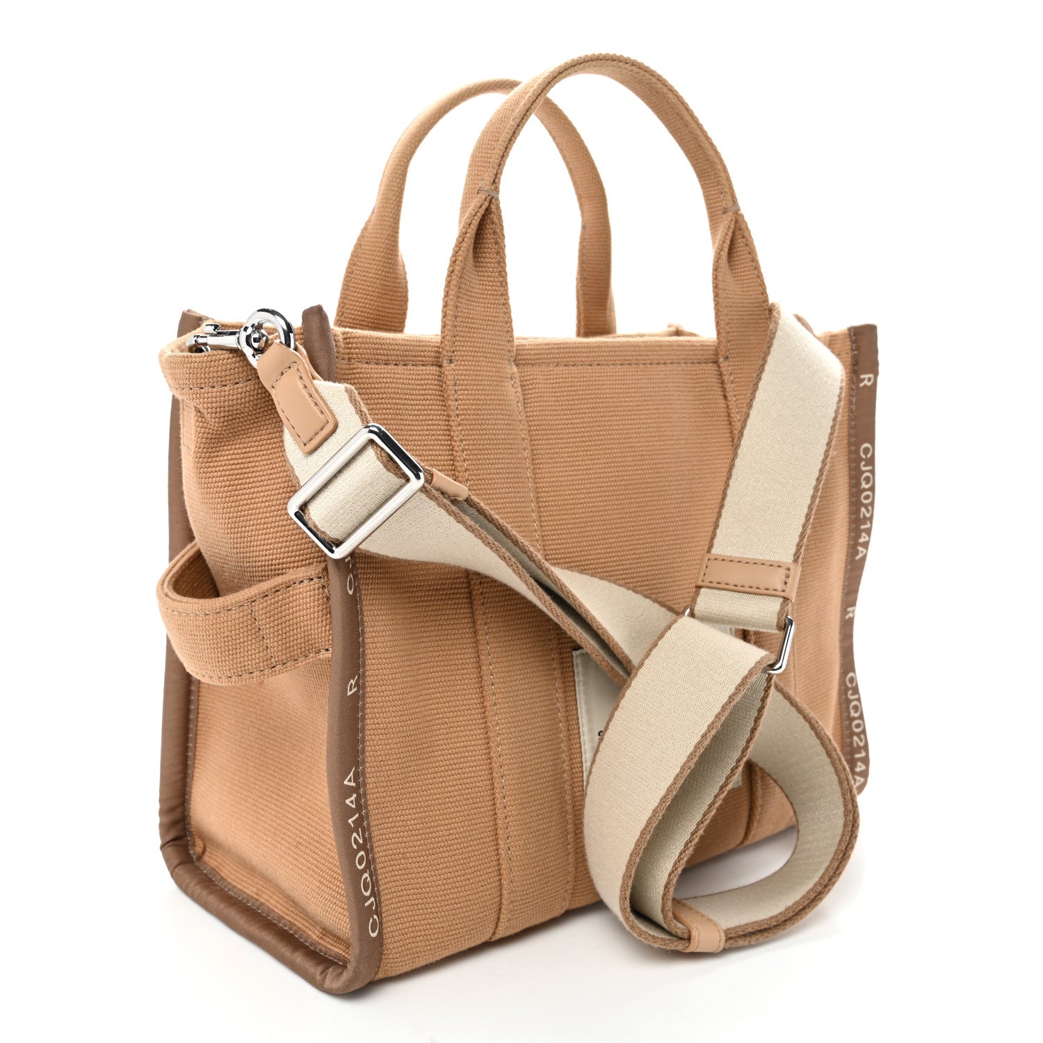 Marc Jacobs Jacquard Medium The Traveler Tote Bag Camel 3 of 11
