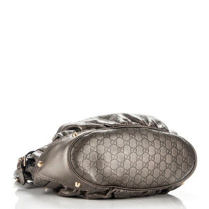 Gucci Guccissima Medium Jockey Tote Grey 4 of 7