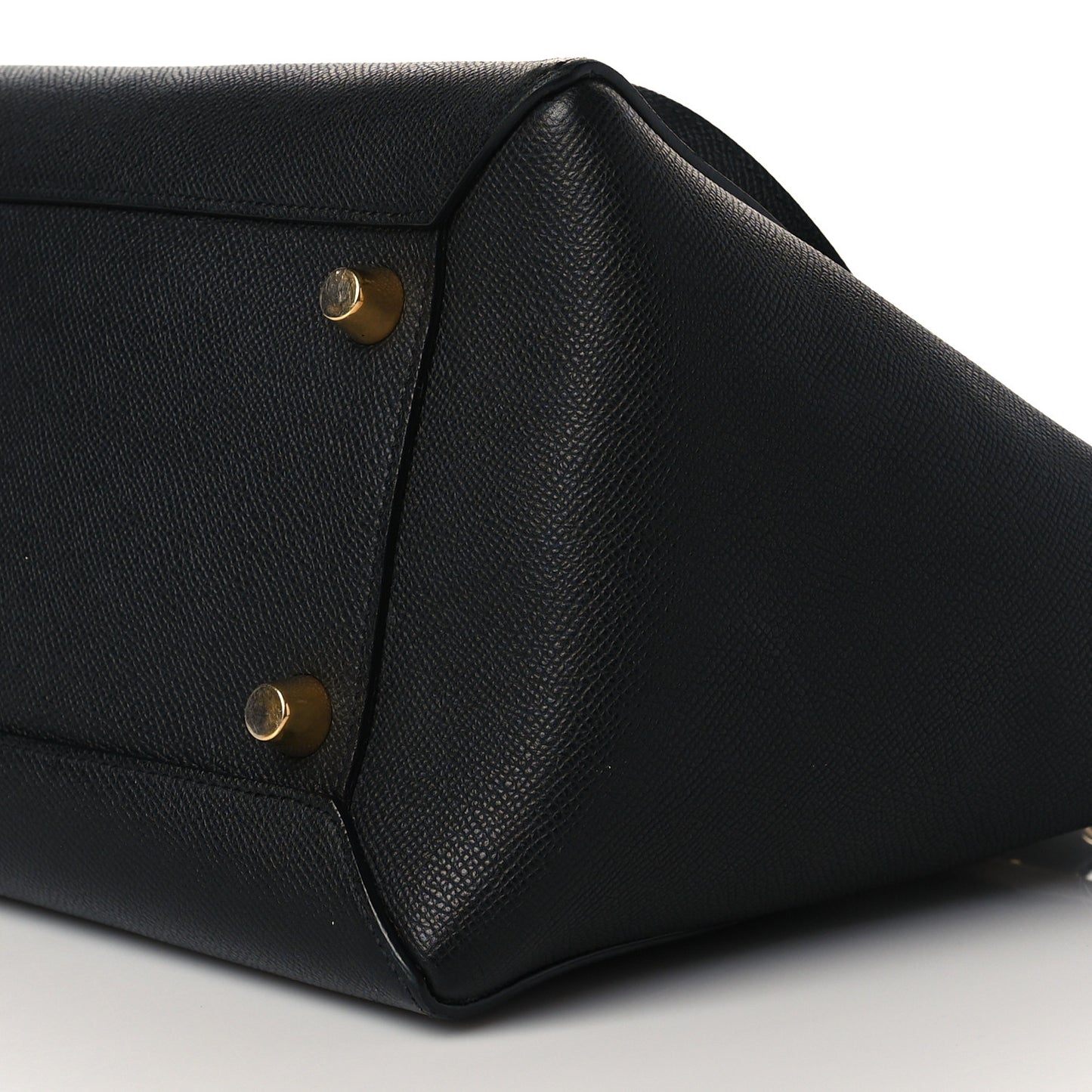 Grained Calfskin Mini Belt Bag Black