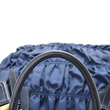 Prada Tessuto Nylon Gaufre Tote Bleuette 11 of 16