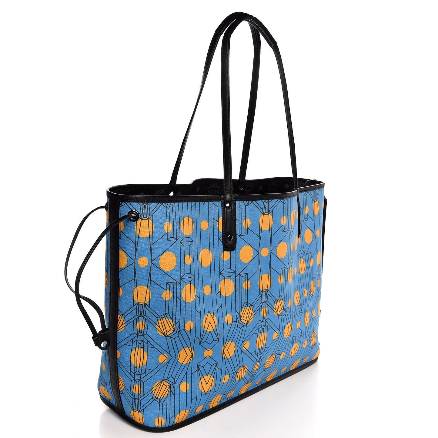 Visetos Large Reversible Shopper Tote Black