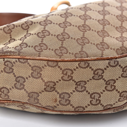 Gucci Monogram Bamboo Ring Hobo Brown 11 of 17