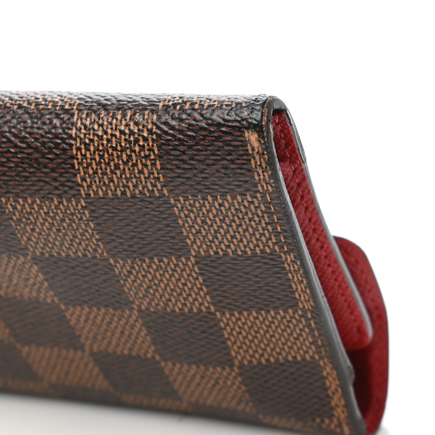 Louis Vuitton Damier Ebene Josephine Wallet Red 12 of 17