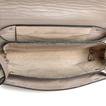 Chloe Suede Calfskin Small Faye Shoulder Bag Motty Grey 5 of 13