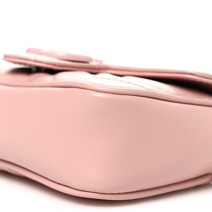 Gucci Calfskin Matelasse Monochrome GG Marmont Chain Belt Bag Perfect Pink 10 of 10