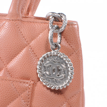 Chanel Caviar Medallion Tote Salmon Pink 6 of 11