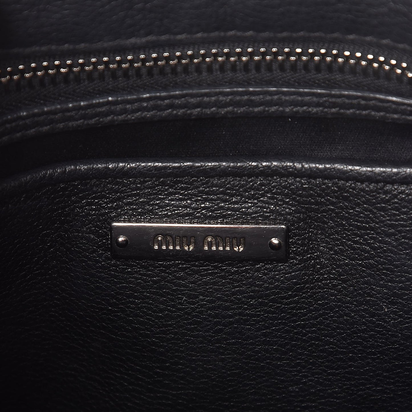 Goatskin Madras Shoulder Bag Black