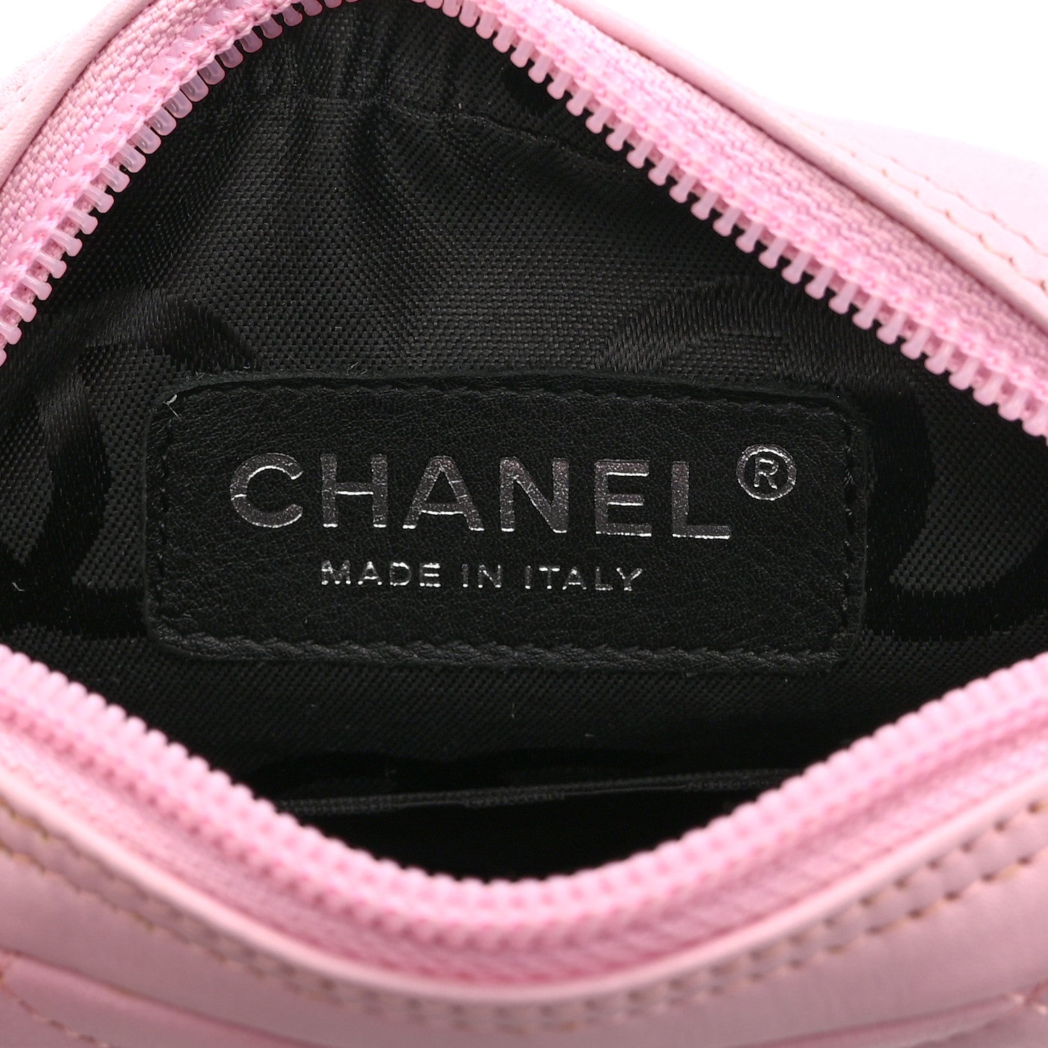 Chanel Calfskin Quilted Small Cambon Messenger Pink Black 6 of 10