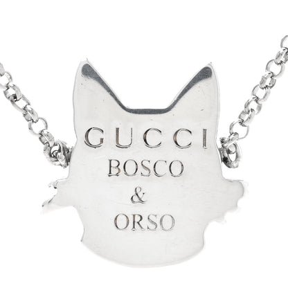 Gucci Sterling Silver Black Spinel Enamel Bosco Bracelet 4 of 4