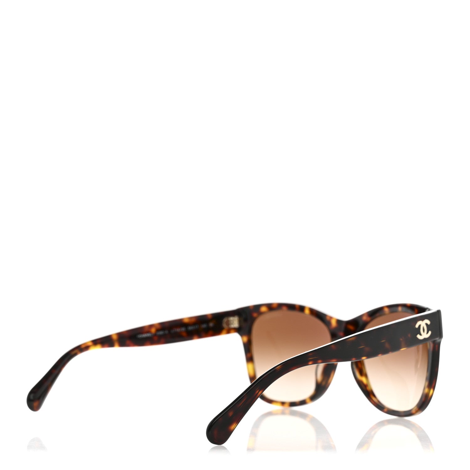Chanel Acetate Runway Square Sunglasses 5380-A Dark Tortoise 4 of 8