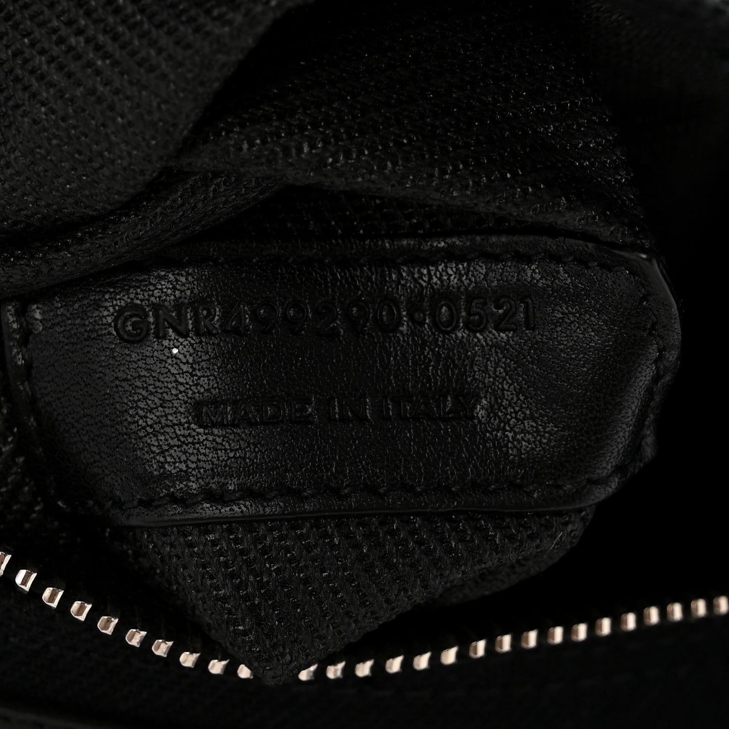 Linen Calfskin Rive Gauche Tote Black
