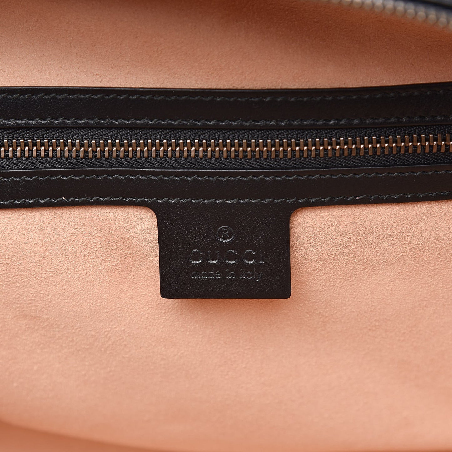 Calfskin Matelasse Sylvie Web Small GG Marmont Top Handle Shoulder Bag Black