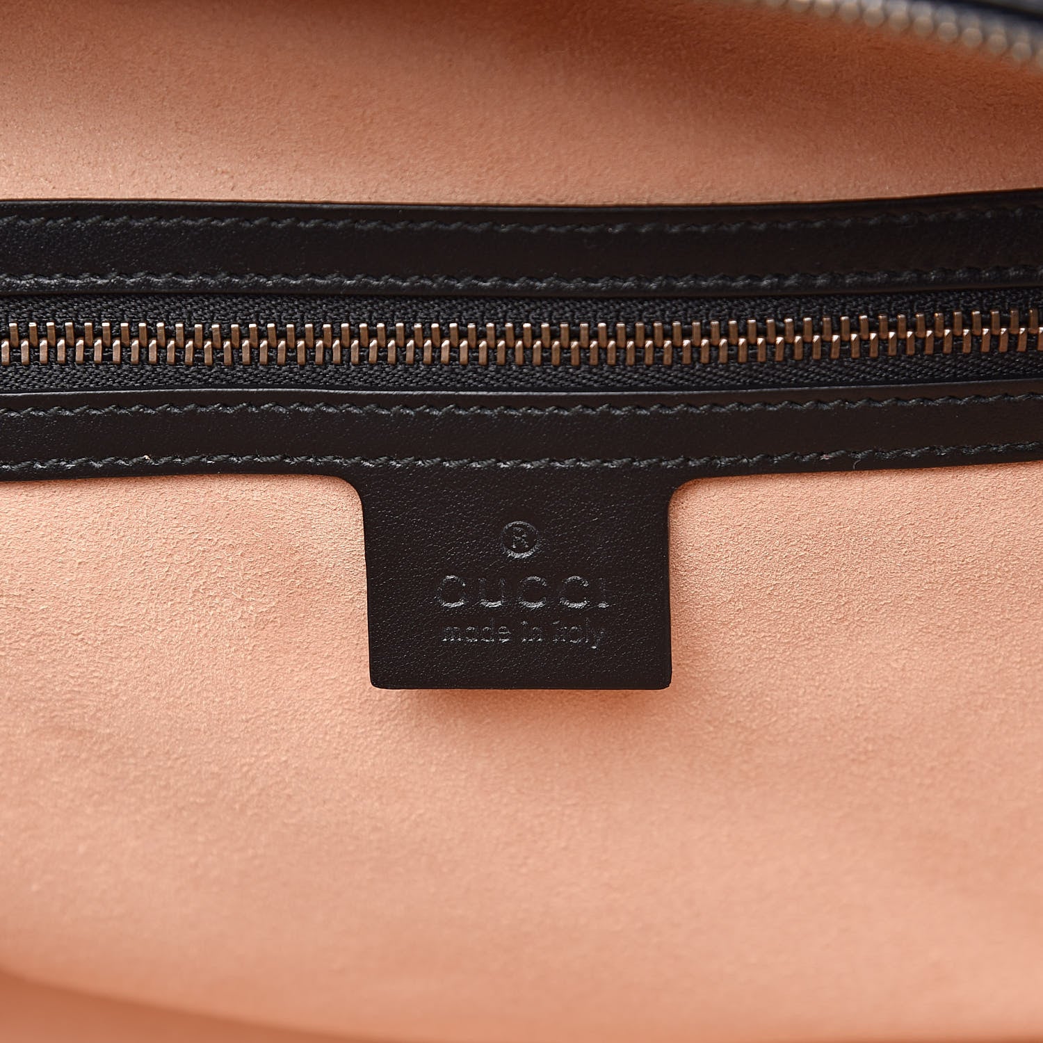 Gucci Calfskin Matelasse Sylvie Web Small GG Marmont Top Handle Shoulder Bag Black 6 of 13
