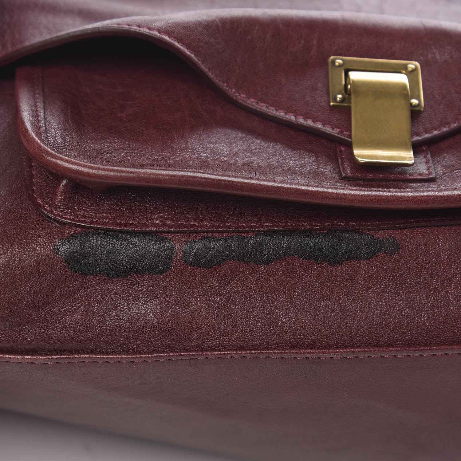 Proenza Schouler Lambskin Small PS1 Keep All Burgundy 7 of 10