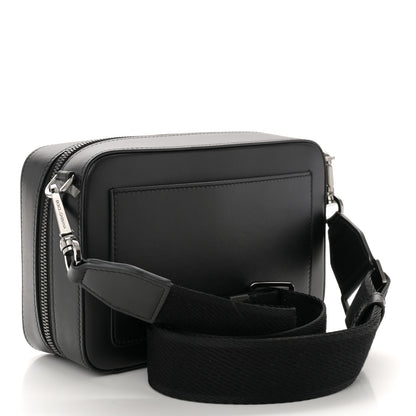 Dolce & Gabbana Calfskin Embossed DG Logo Crossbody Bag Black 3 of 10