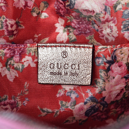 Gucci Laminated Nappa Trapuntata Small Zumi Shoulder Bag Rosa Lago Rame 6 of 9