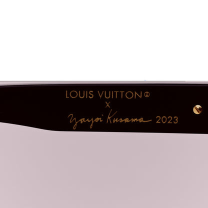 Louis Vuitton LV X YK Acetate Painted Dots Sunglasses Z1902W Black White 5 of 7