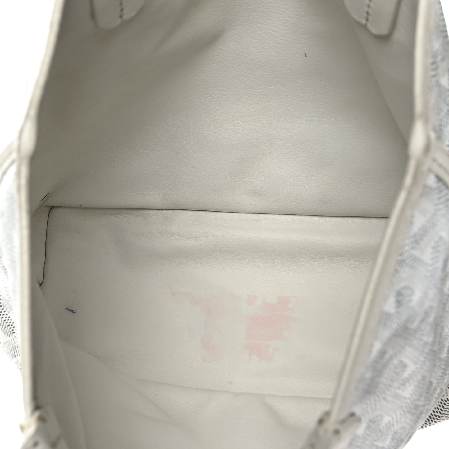 Goyardine Reversible Mini Anjou White