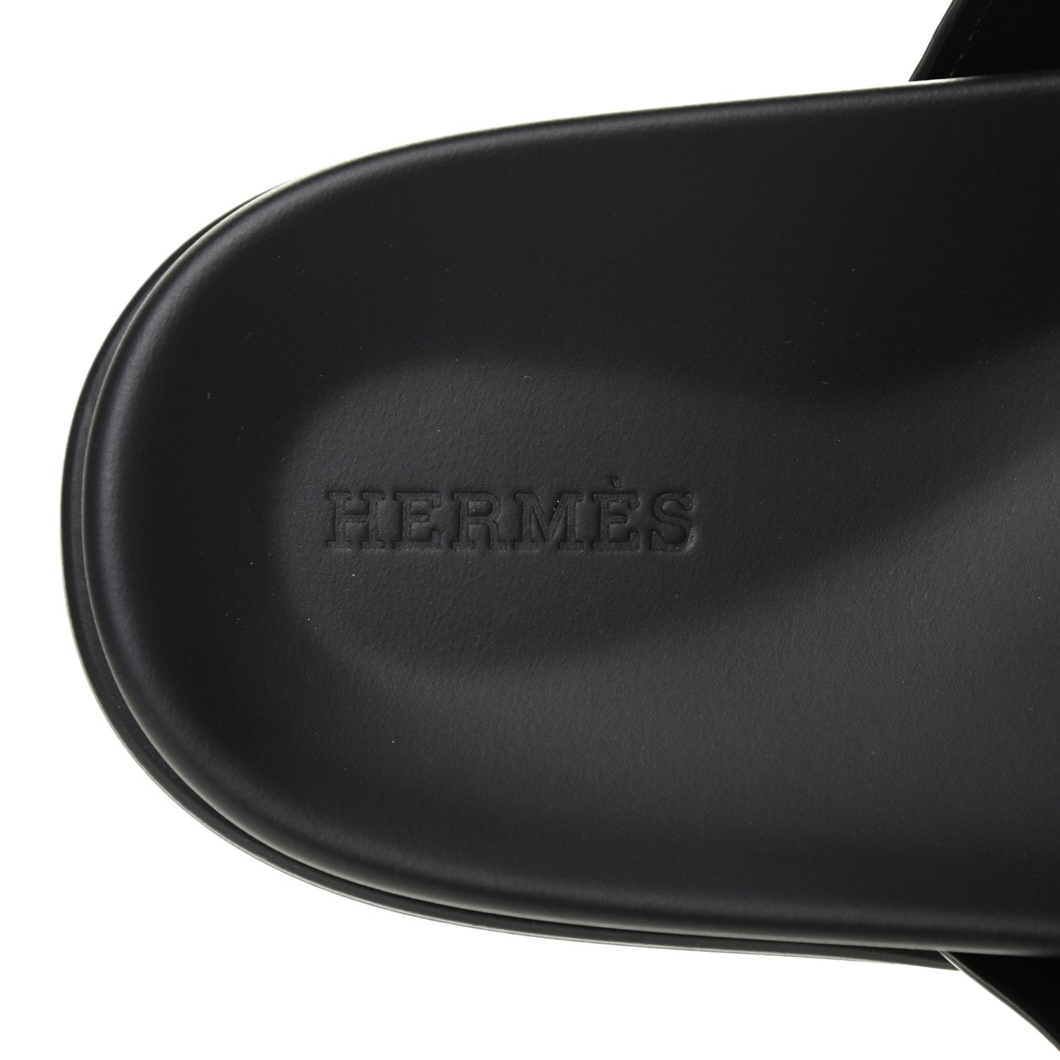 Hermes Calfskin Womens Chypre Sandals 41 Black 7 of 8
