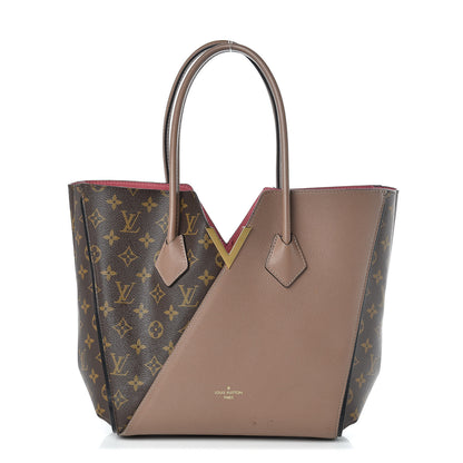 Louis Vuitton Calfskin Monogram Kimono Tote Taupe Glace 1 of 12