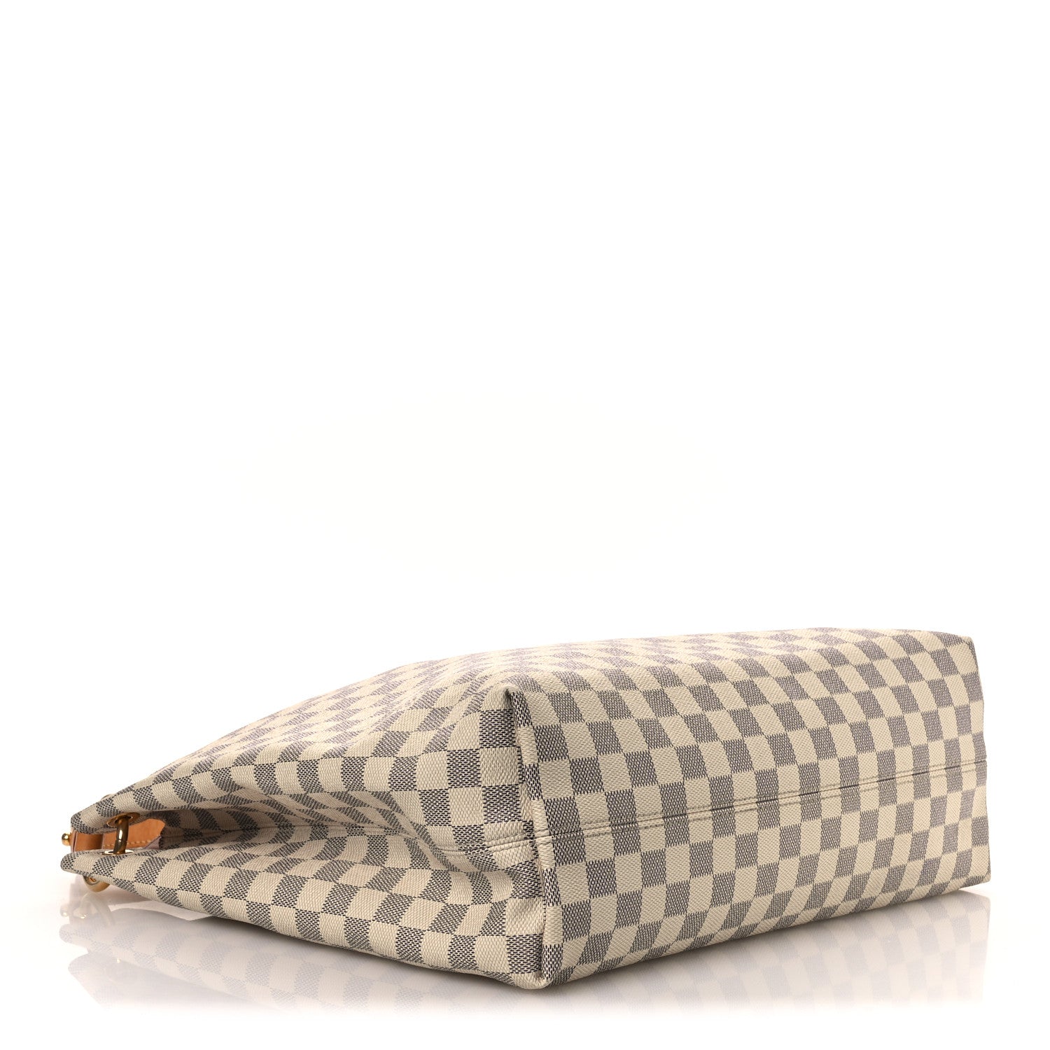 Louis Vuitton Damier Azur Graceful MM Rose Ballerine 4 of 16