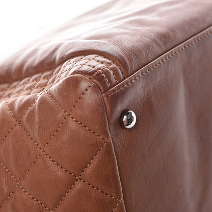 Chanel Calfskin On The Bund Shopping Tote Brown 13 of 14