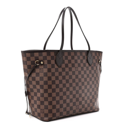 Louis Vuitton Damier Ebene Neo Neverfull MM Rose Ballerine 3 of 10