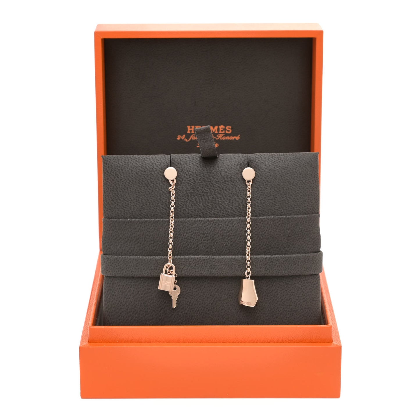 18K Rose Gold Kelly Clochette Earrings