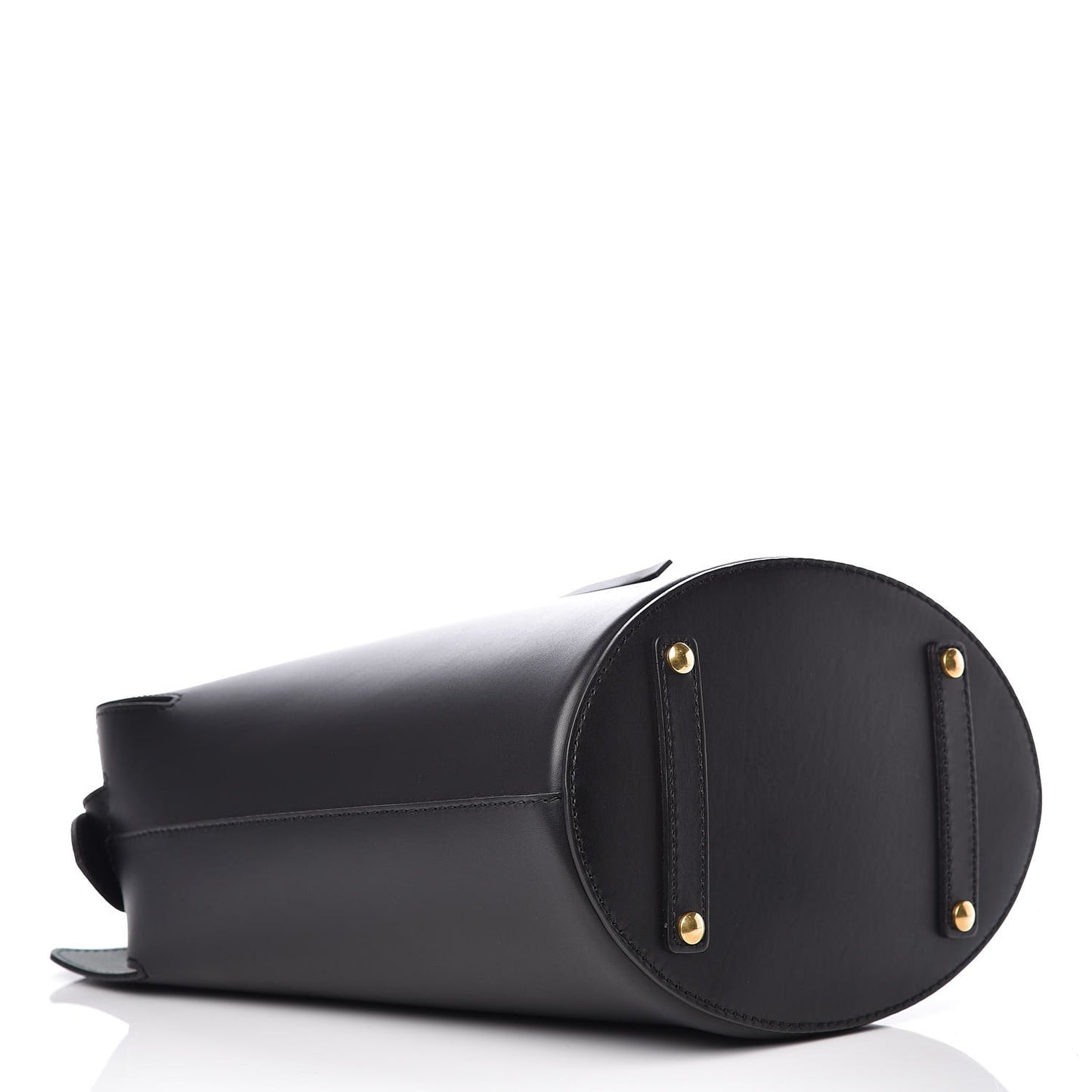 Supple Calfskin Medium Bucket Black