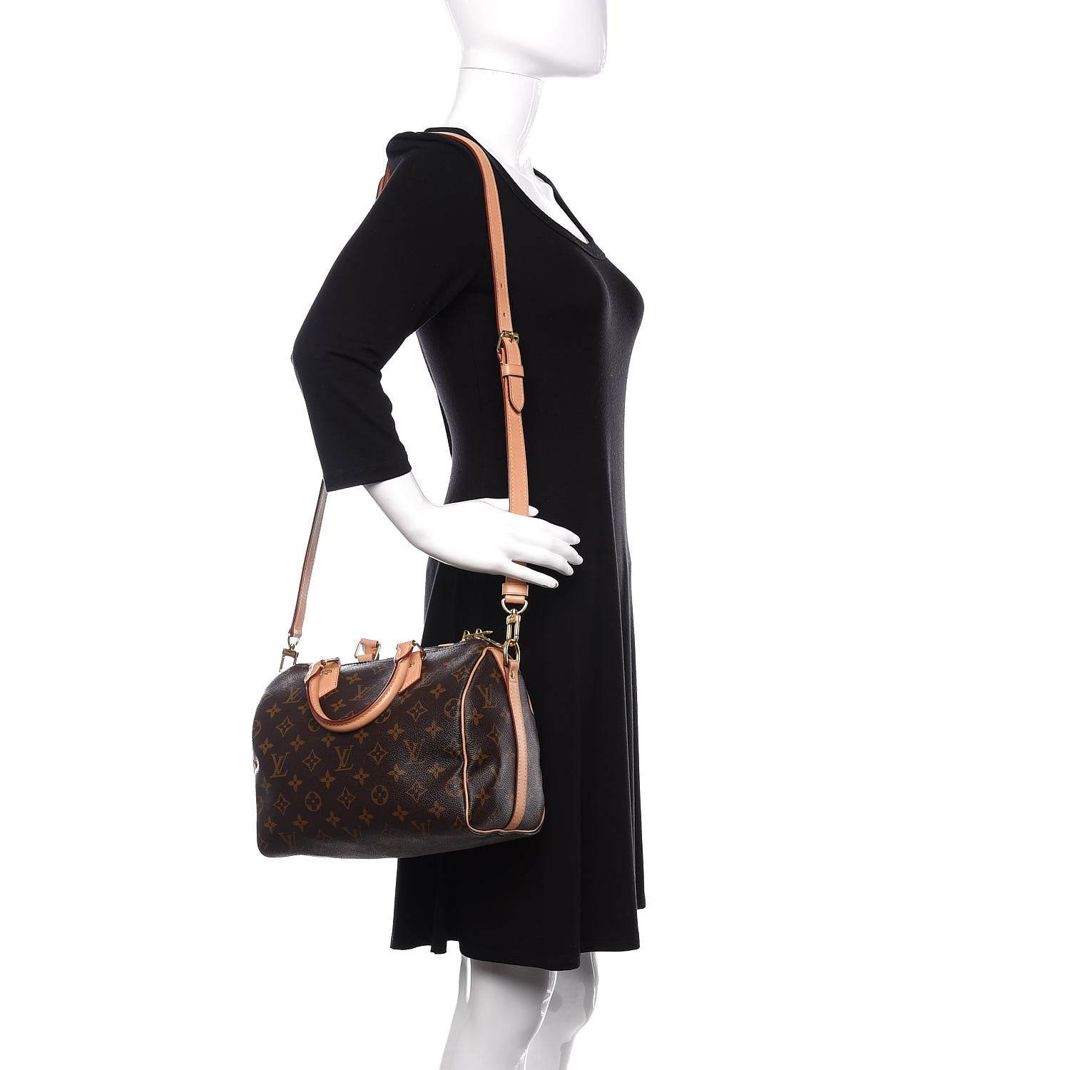 Louis Vuitton Monogram Speedy Bandouliere 25 2 of 17