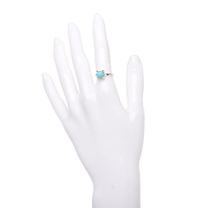Tiffany Sterling Silver Amazonite Paloma's Sugar Stacks Ring 49 5 2 of 6