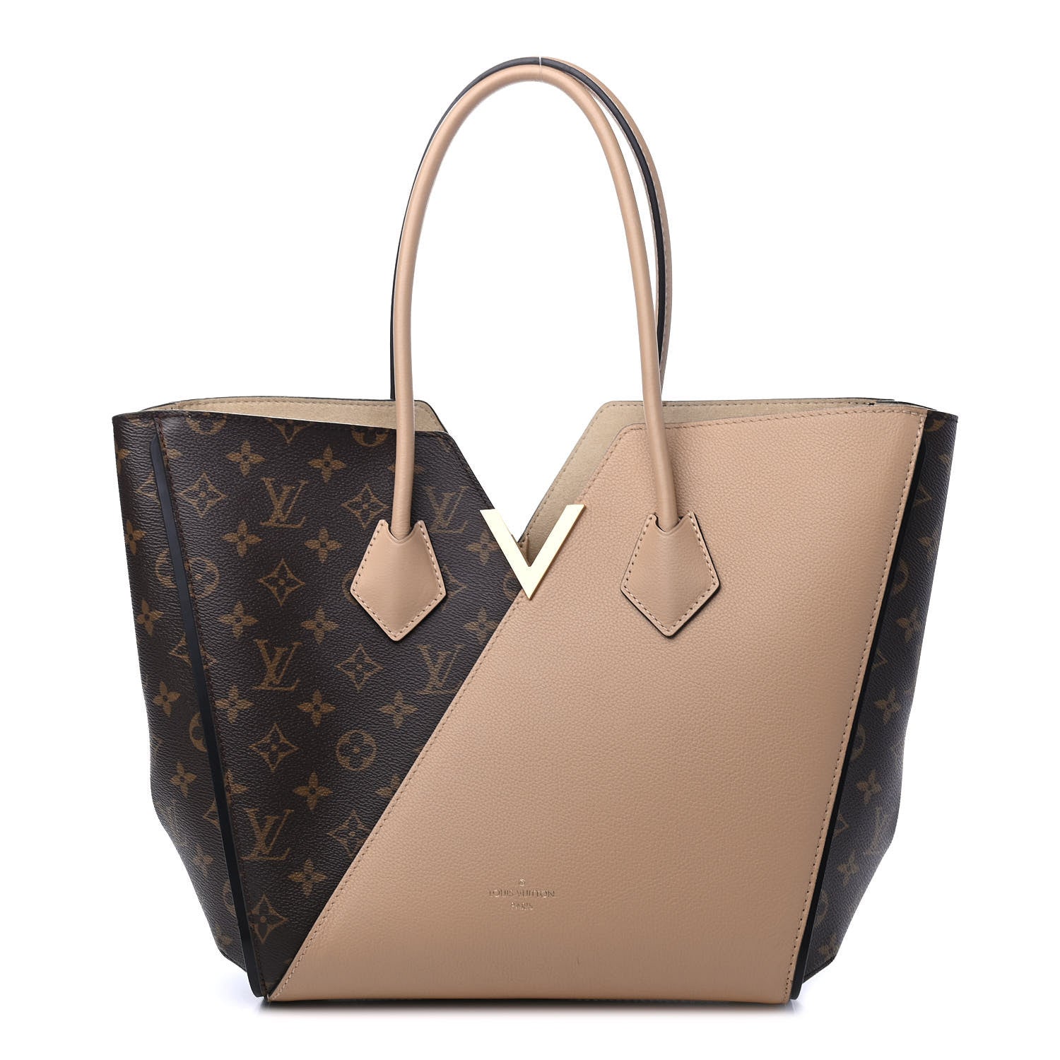 Louis Vuitton Calfskin Monogram Kimono Tote Dune 1 of 8