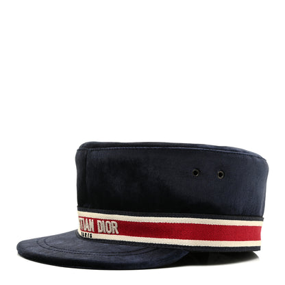 Christian Dior Velvet D Major Cap 58 Blue 1 of 6