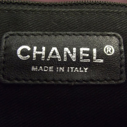 Chanel Leather Lax E/W Flap Purple 8 of 11