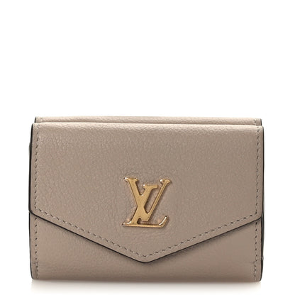 Louis Vuitton Calfskin Lockmini Wallet Greige 1 of 7