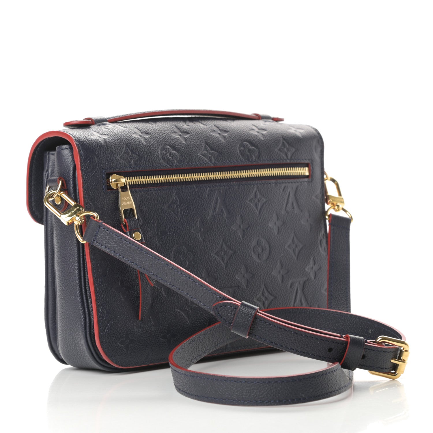 Louis Vuitton Empreinte Pochette Metis Marine Rouge 3 of 13