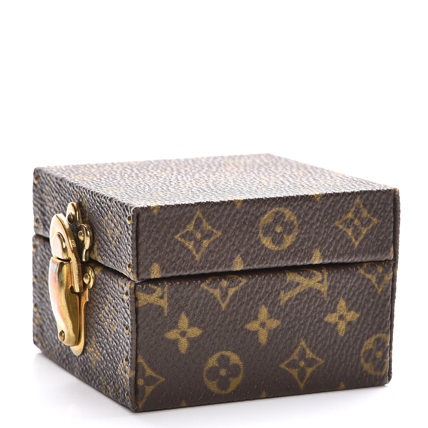 Louis Vuitton Monogram Ring Box Mini Trunk Case 3 of 8