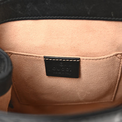 Gucci Guccissima Signature Padlock Backpack Black 6 of 9