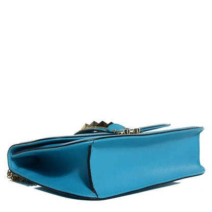 Valentino Garavani Vitello Medium Glam Lock Rockstud Flap Parrot 4 of 9