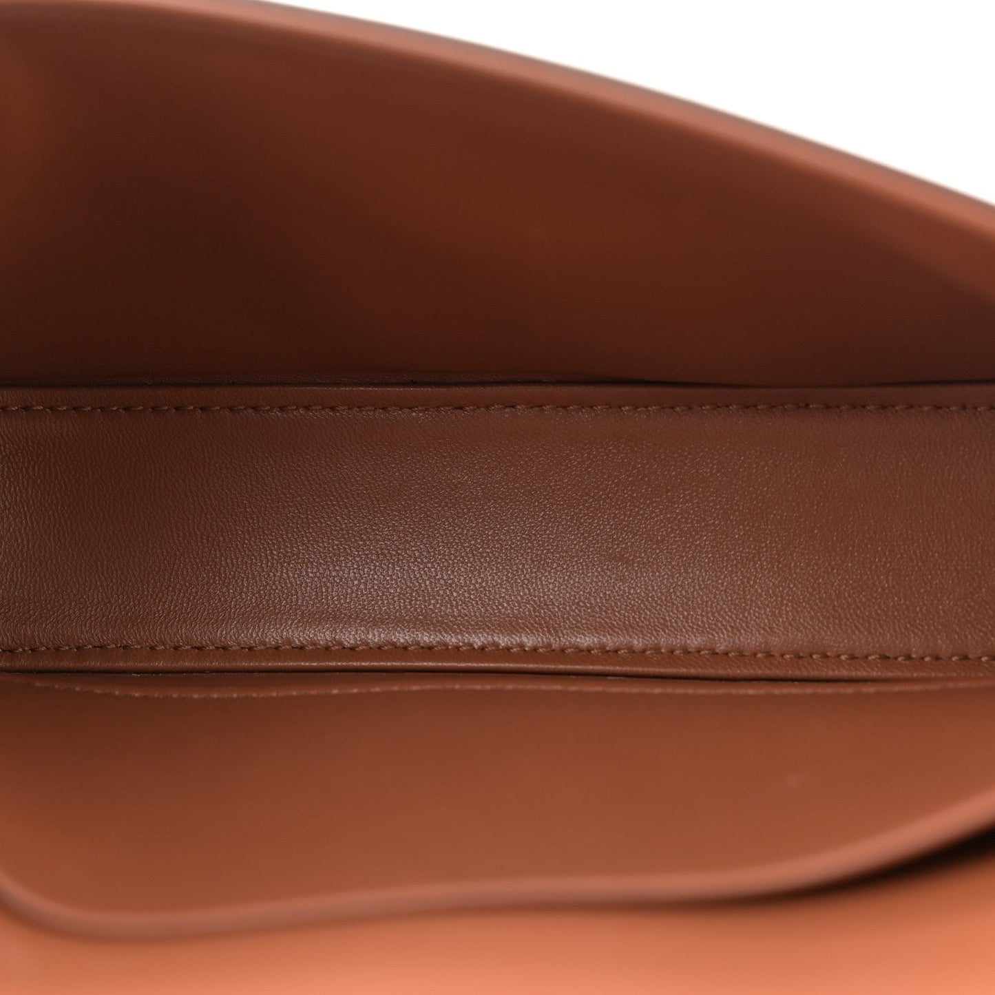 Natural Calfskin Triomphe Shoulder Bag Tan