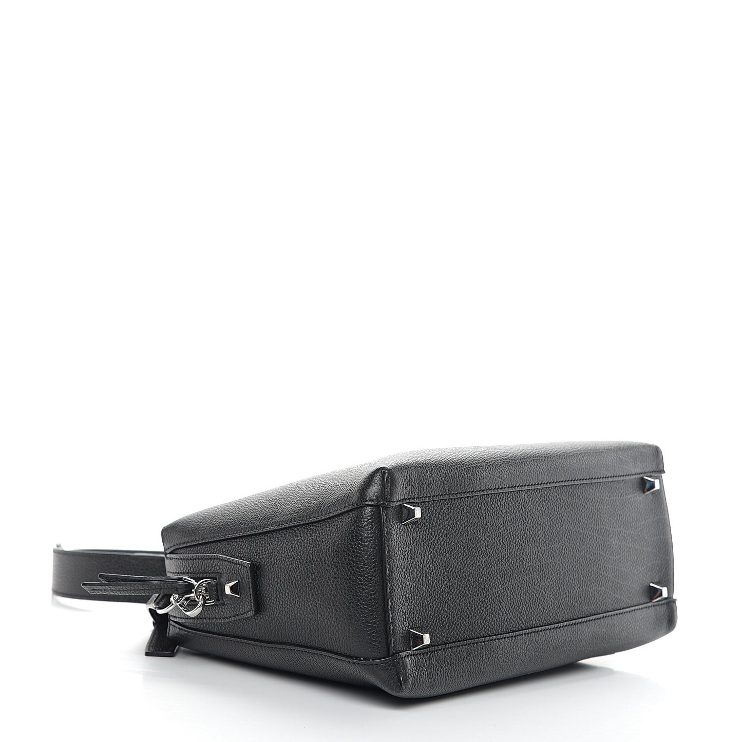 Grained Calfskin Medium Ella Boston Black