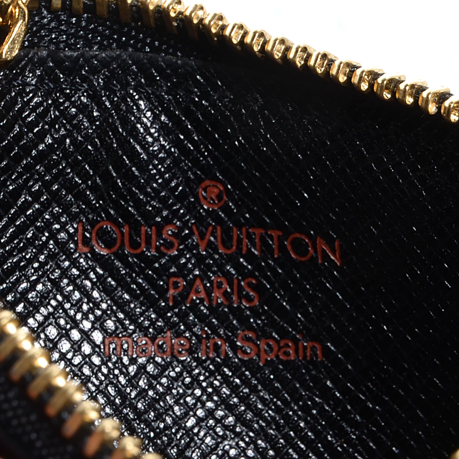 Louis Vuitton Epi Key Pouch Black 6 of 7
