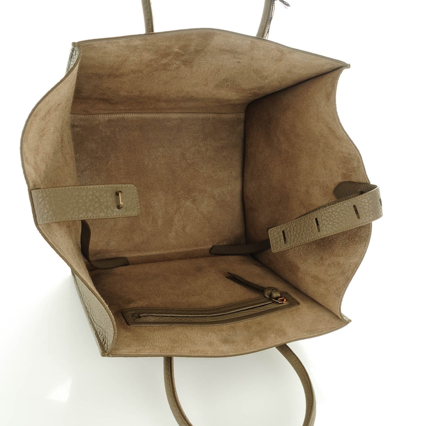Bullhide Calfskin Medium Phantom Luggage Taupe