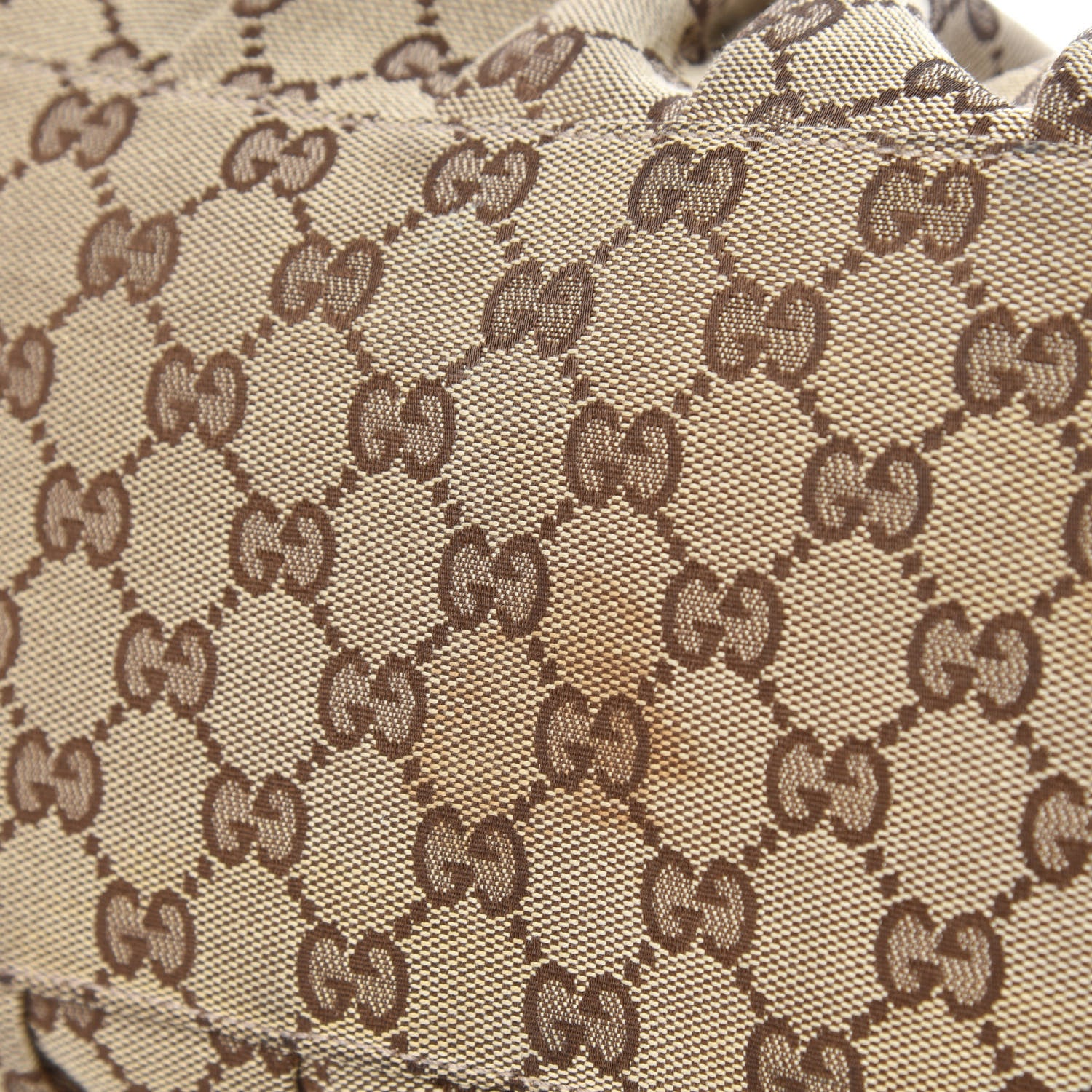 Gucci Monogram Large D Gold Hobo Dark Brown 9 of 13