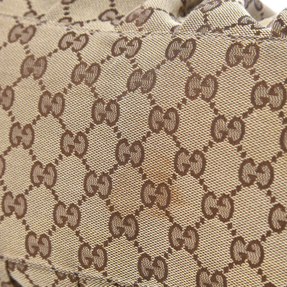 Gucci Monogram Large D Gold Hobo Dark Brown 9 of 13