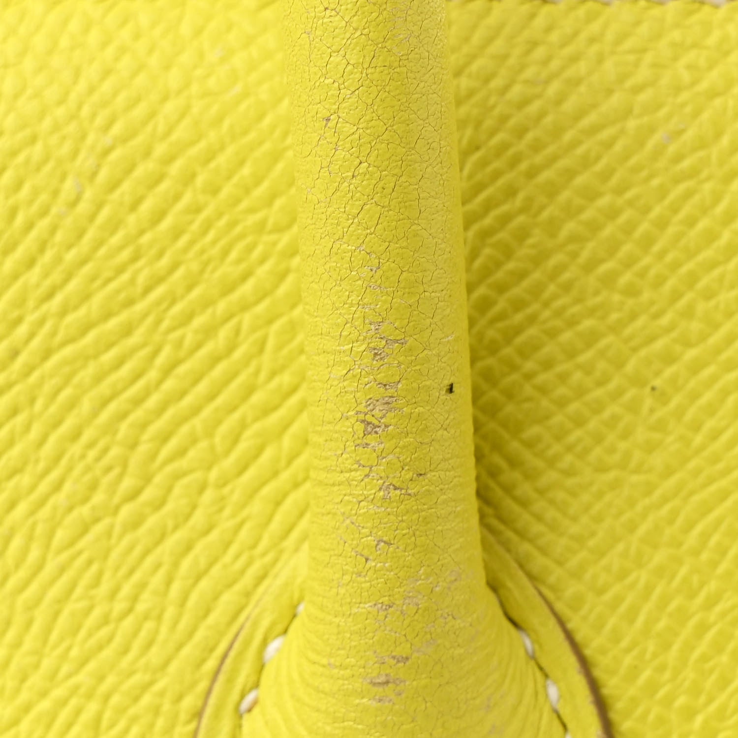 Hermes Epsom Candy Birkin 35 Lime Gris Perle 13 of 18