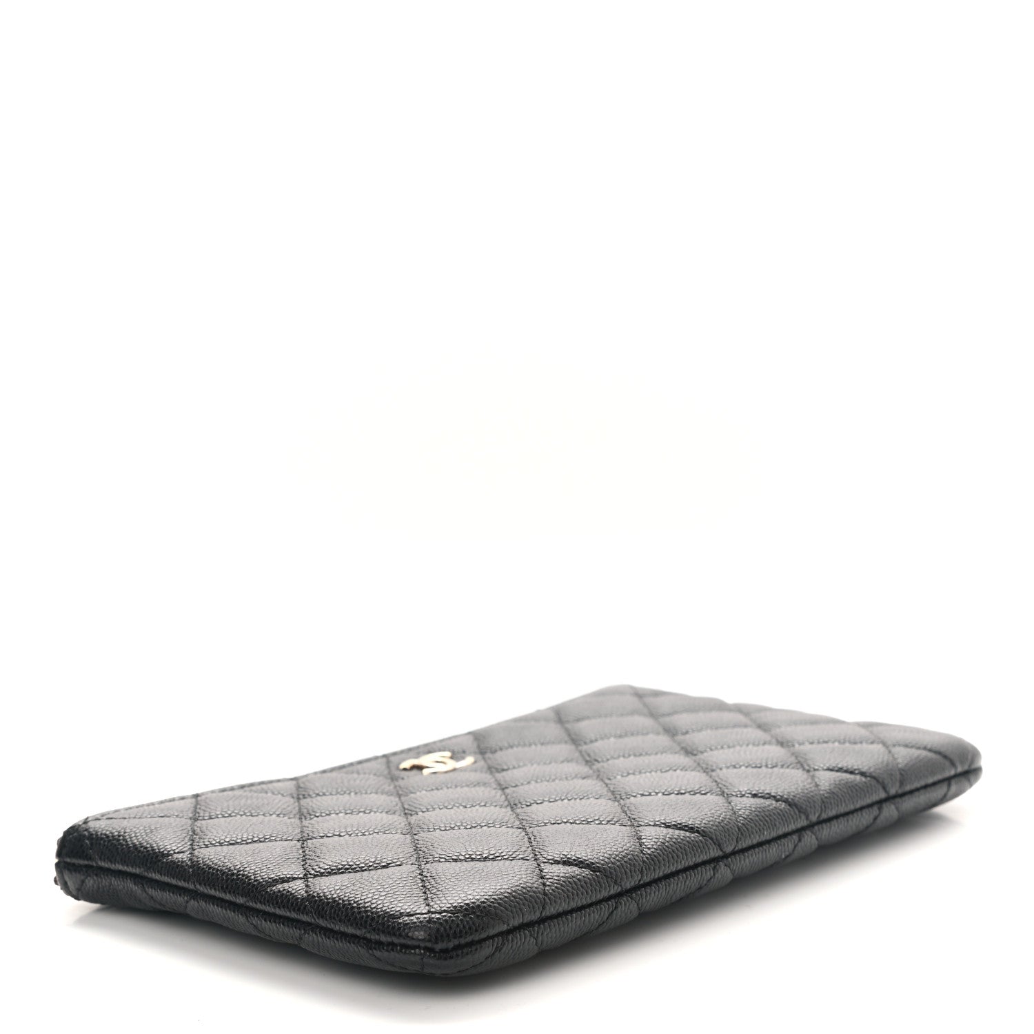 Chanel Caviar Quilted Cosmetic Case Black 4 of 9