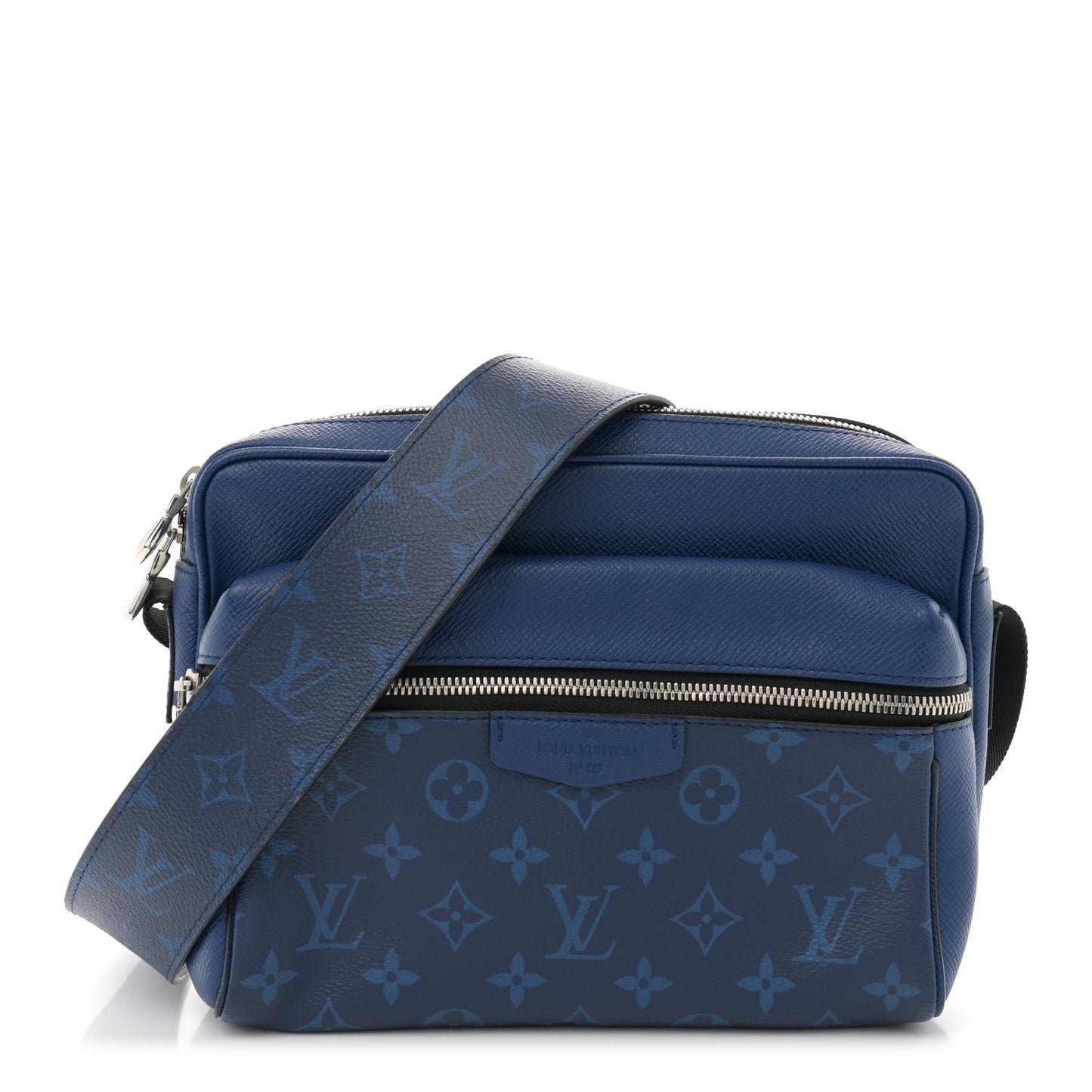 Taiga Monogram Outdoor Messenger Cobalt