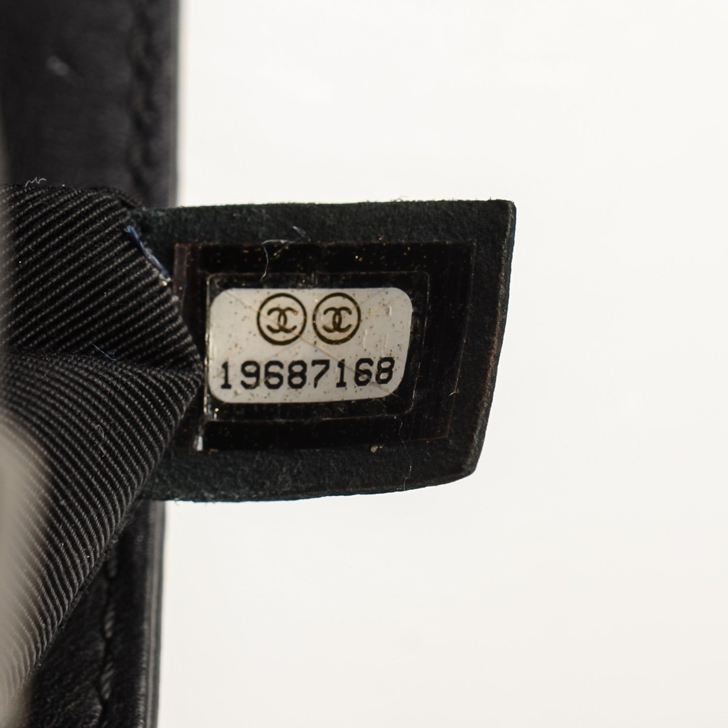 Chanel Calfskin Quilted Embellished Metal Medium Boy Flap Black 7 of 8