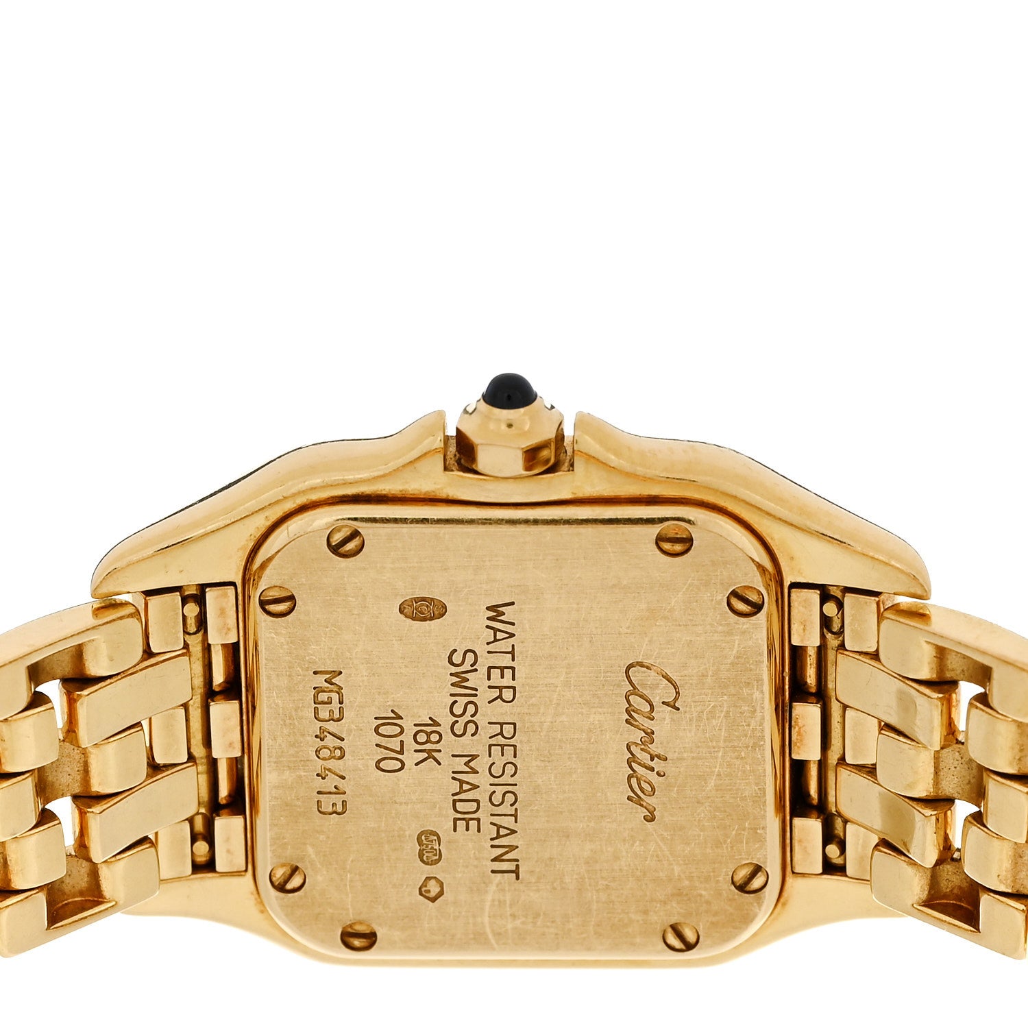 Cartier 18K Yellow Gold 22mm Panthere Quartz Watch 1849387